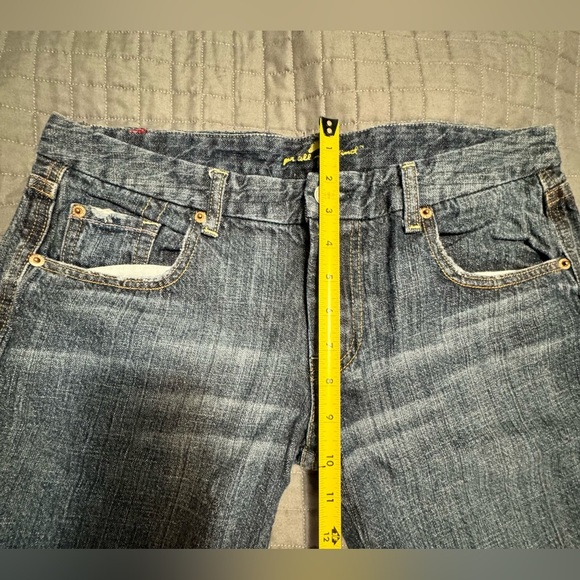 Seven 7 For All Mankind Jeans Women's Sz 28 Dojo Pink A Flare Distressed Y2K - Picture 4 of 11